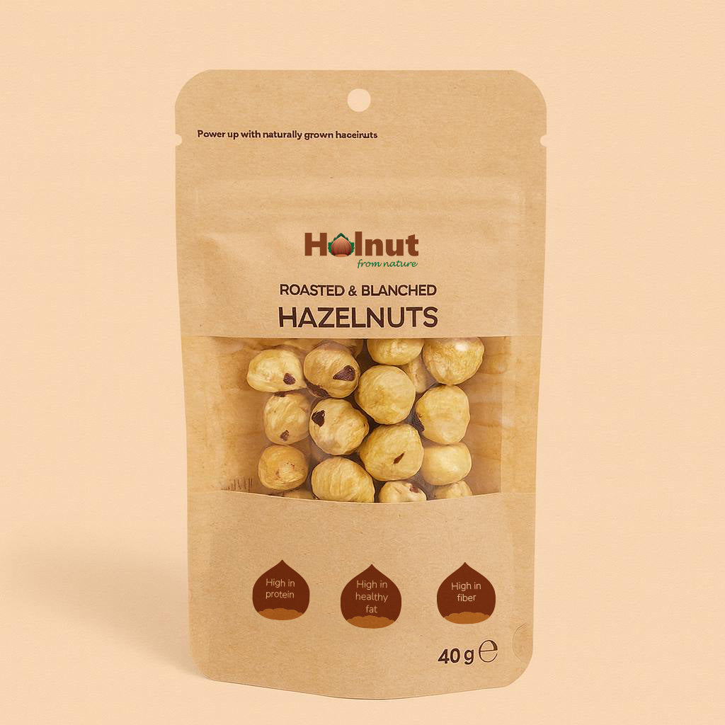 Roasted & Blanched Hazelnuts · 40 g