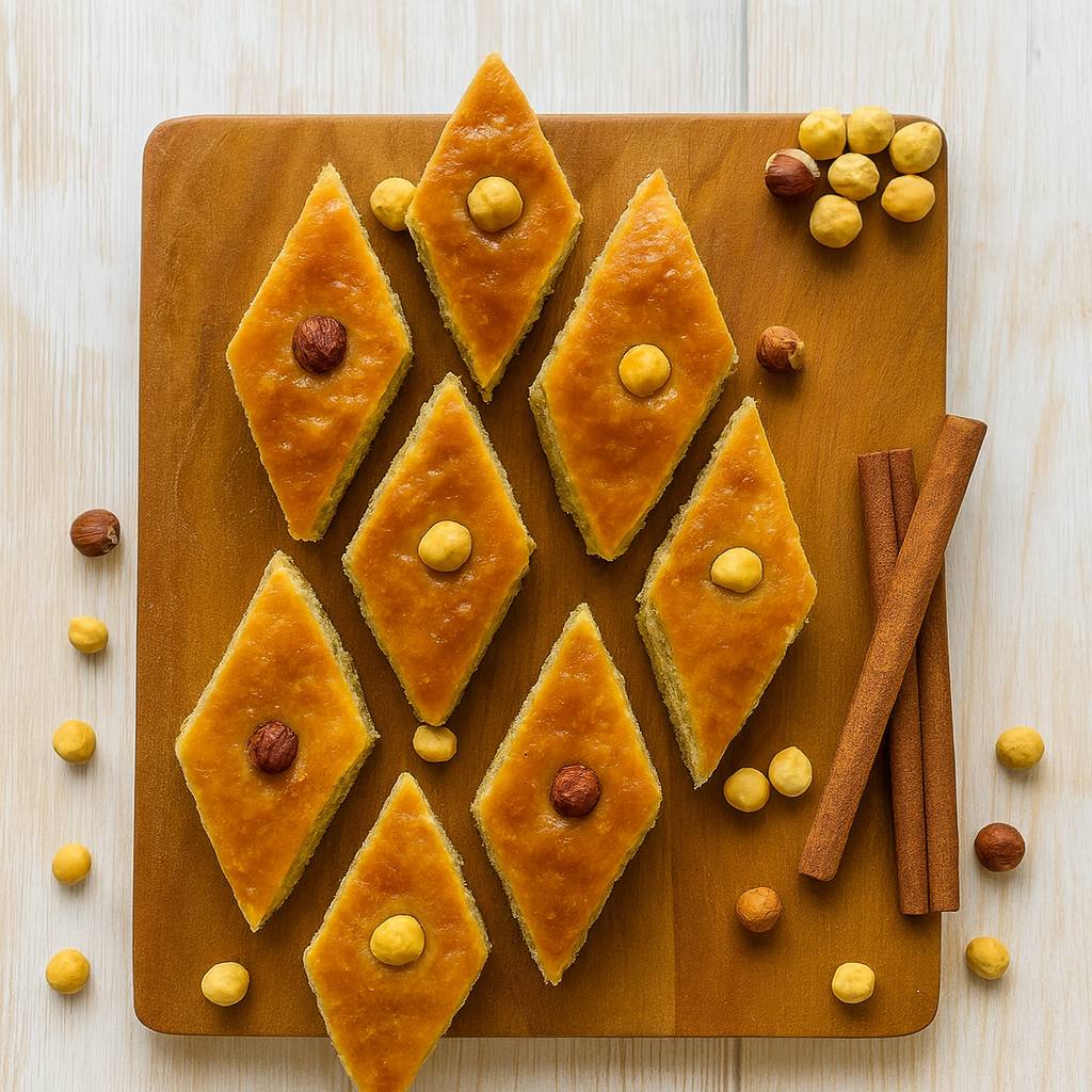 Hazelnut Baklava Cake · Cinnamon