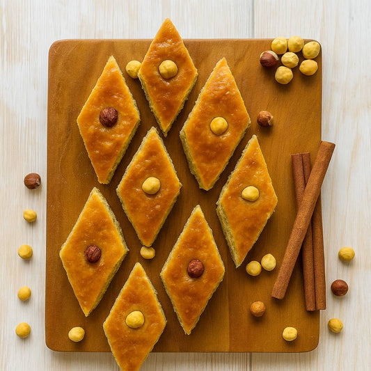 Hazelnut Baklava Cake · Cinnamon