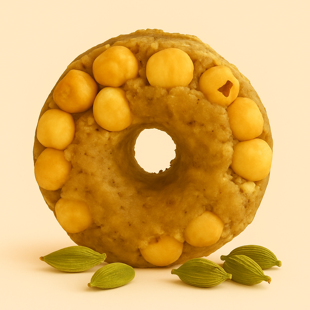 Hazelnut Crumble Doughnut · Cardamom