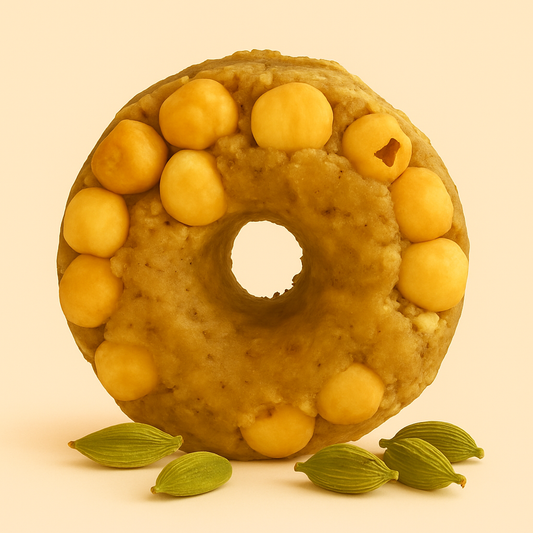 Hazelnut Crumble Doughnut · Cardamom