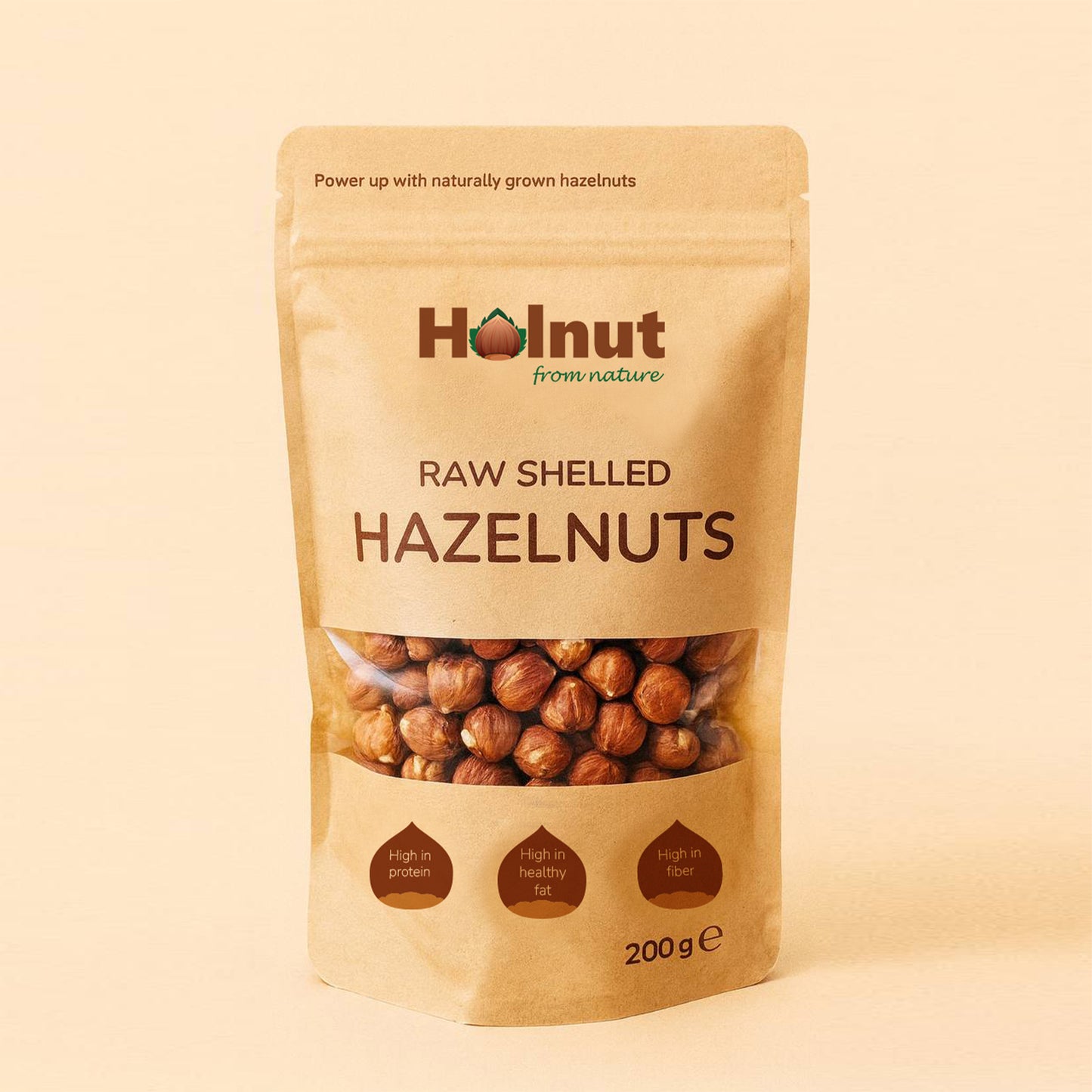 Raw Shelled Hazelnuts · 200 g