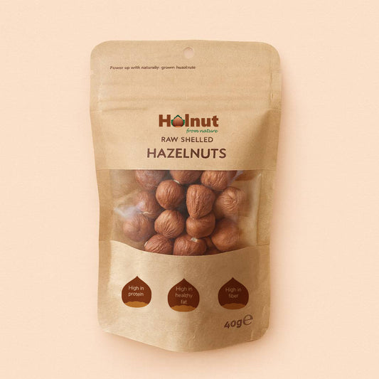 Raw Shelled Hazelnuts · 40 g